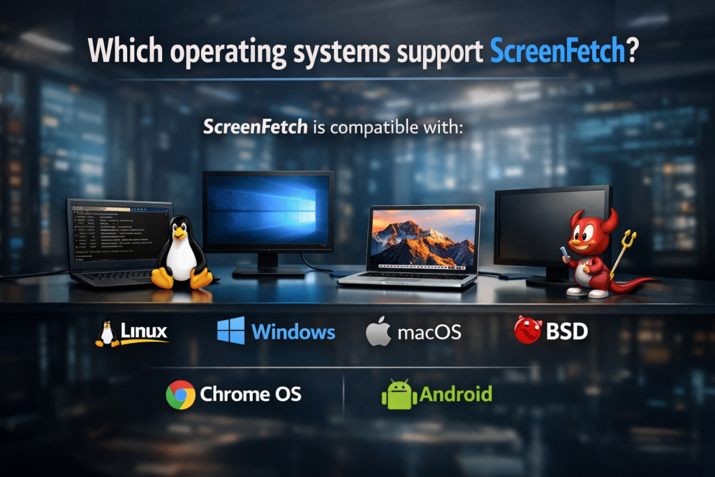Which operating systems support ScreenFetch